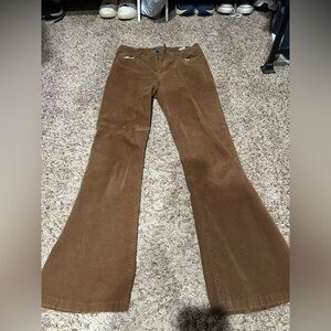 Old Navy High Rise Brown Corduroy Pants